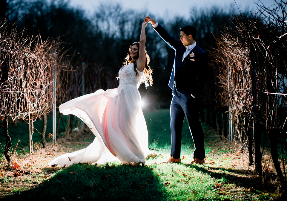 Dark and Moody Wedding Photos
