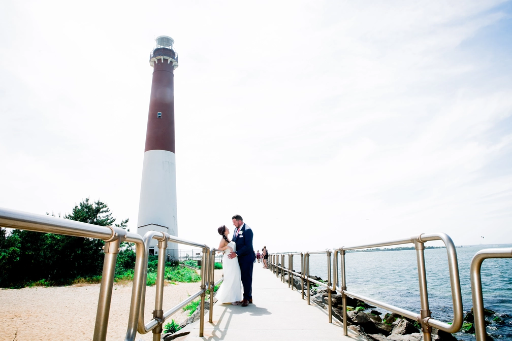 Daymark Barnegat Lighthouse wedding photos