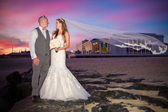 cape may convention hall wedding photos