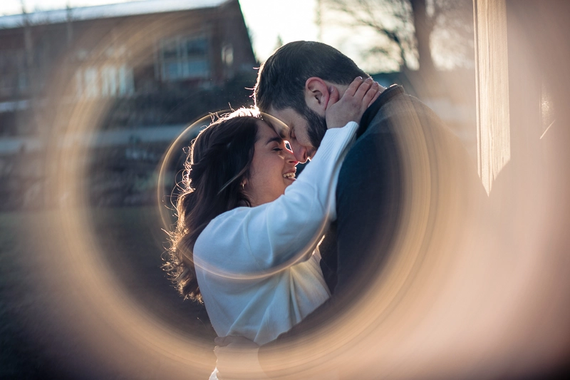 Engagement session in PA at Wallenpaupack Creek Farm