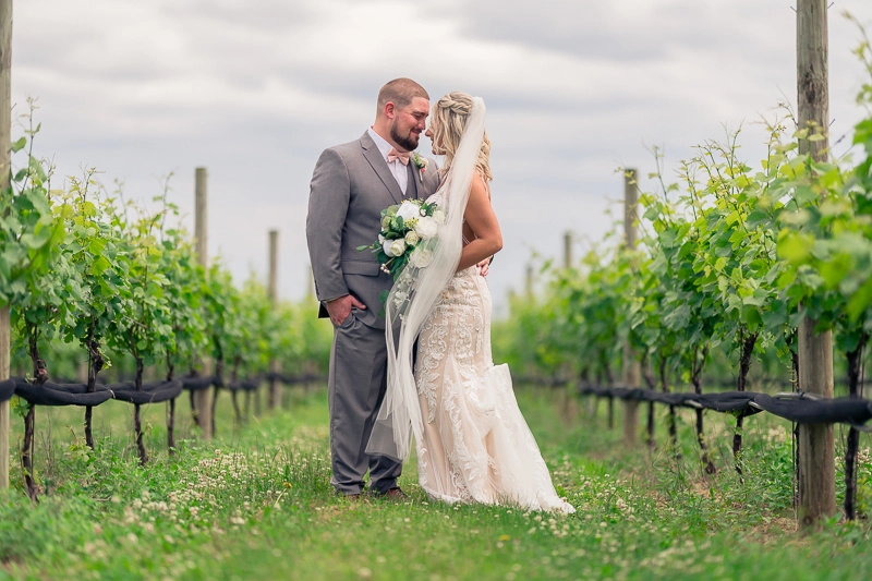 Light and Airy Wedding Photos at Corey Creek Tap Room