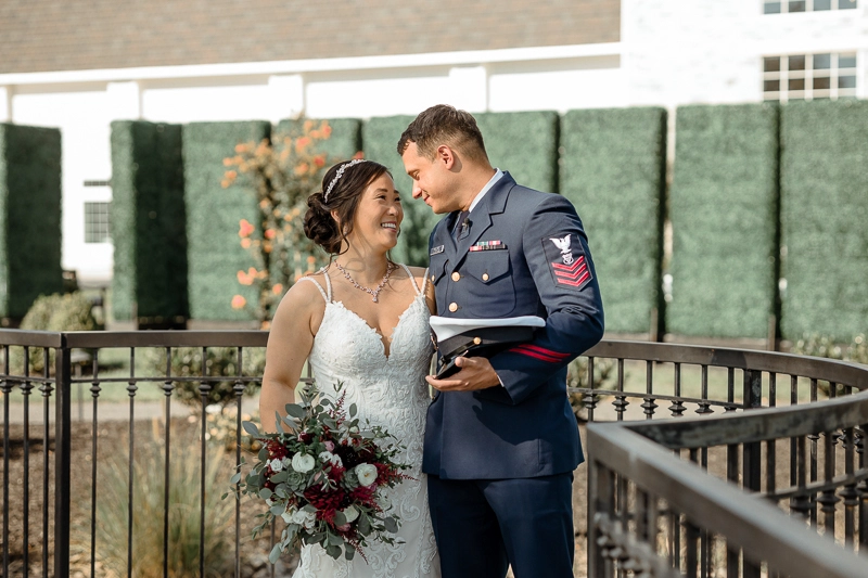 Military Wedding Photography at Renault Winery Resort and Golf