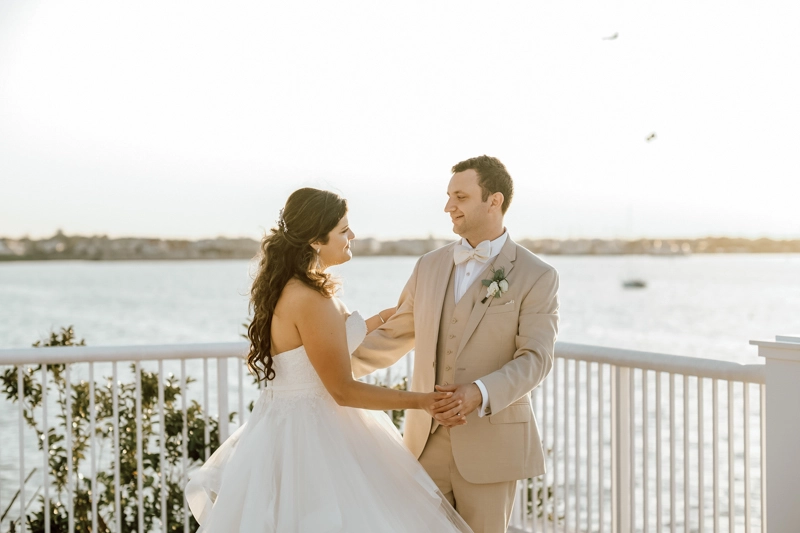 Cape May wedding photographers at Corinthian Yacht Club of Cape May