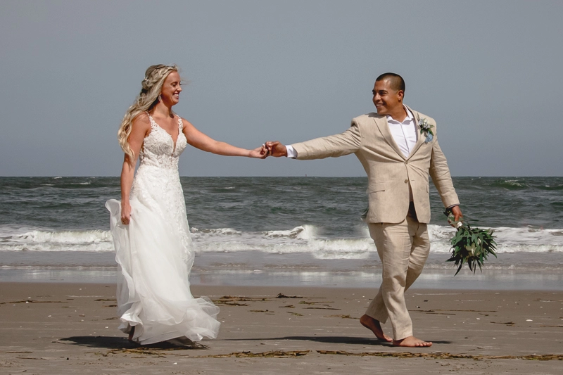 NJ beach wedding photographers at The Breakwaters
