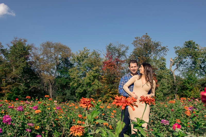 NJ engagement photographers at Linwood Country Club