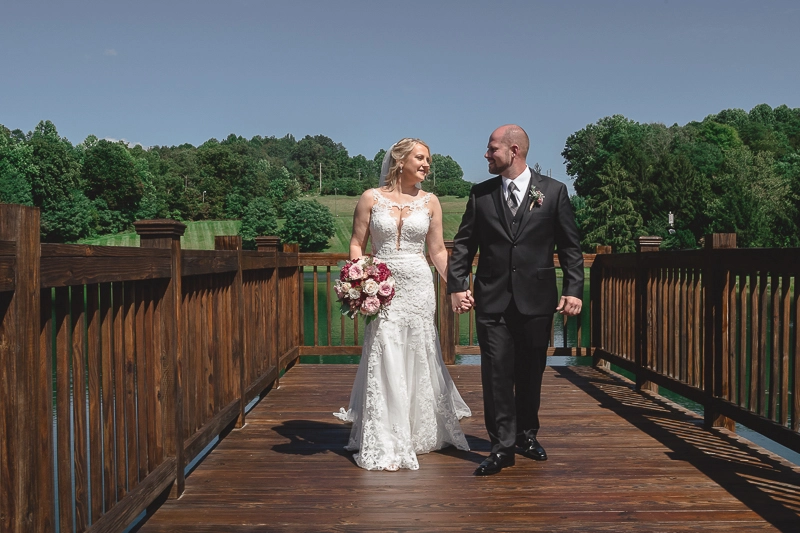 PA wedding photographers at Bear Creek Mountain Resort