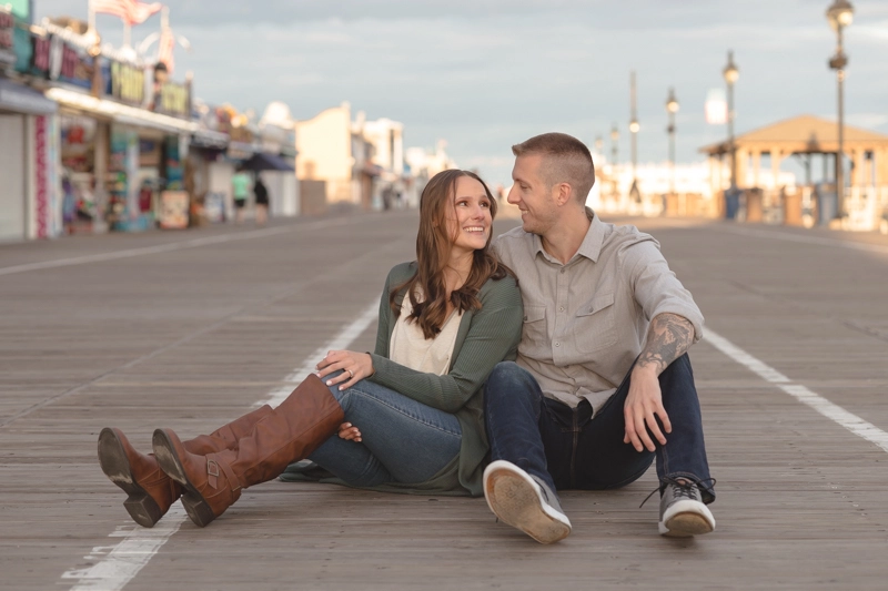 Ocean City New Jersey Engagement Photos at Blue Heron Pines Golf Club
